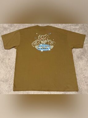 Huf Dawg Men’s Brown T Shirt Size XL